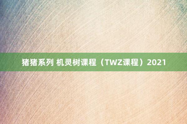 猪猪系列 机灵树课程（TWZ课程）2021