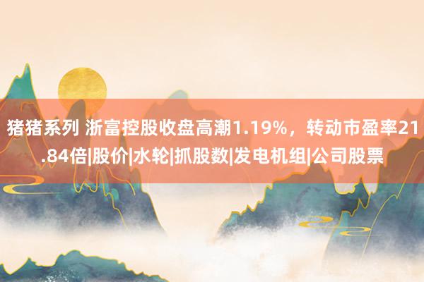 猪猪系列 浙富控股收盘高潮1.19%，转动市盈率21.84倍